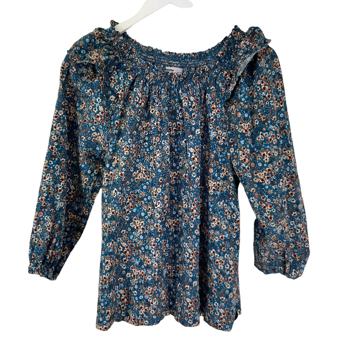 Floral Print Top Long Sleeve Sonoma, Size M