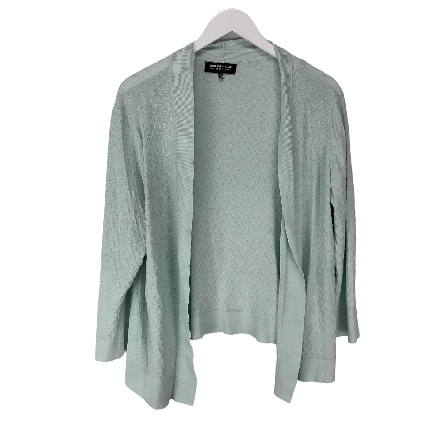 Cardigan By Jones New York In Teal, Size: 1x