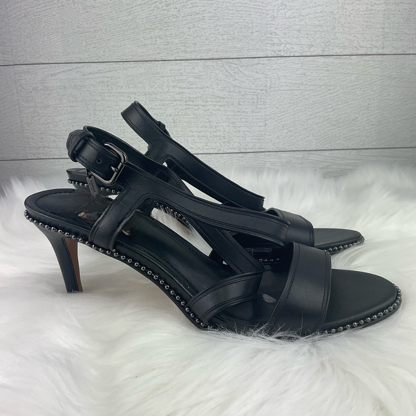 Shoes Designer By Coach In Black, Size: 8.5