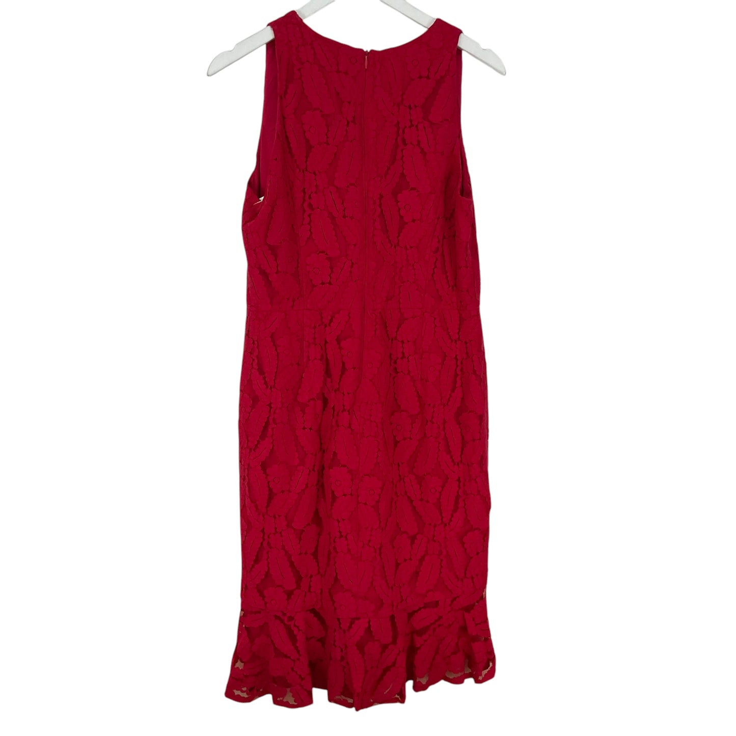 Dress Casual Midi By Maggy London In Red, Size: L