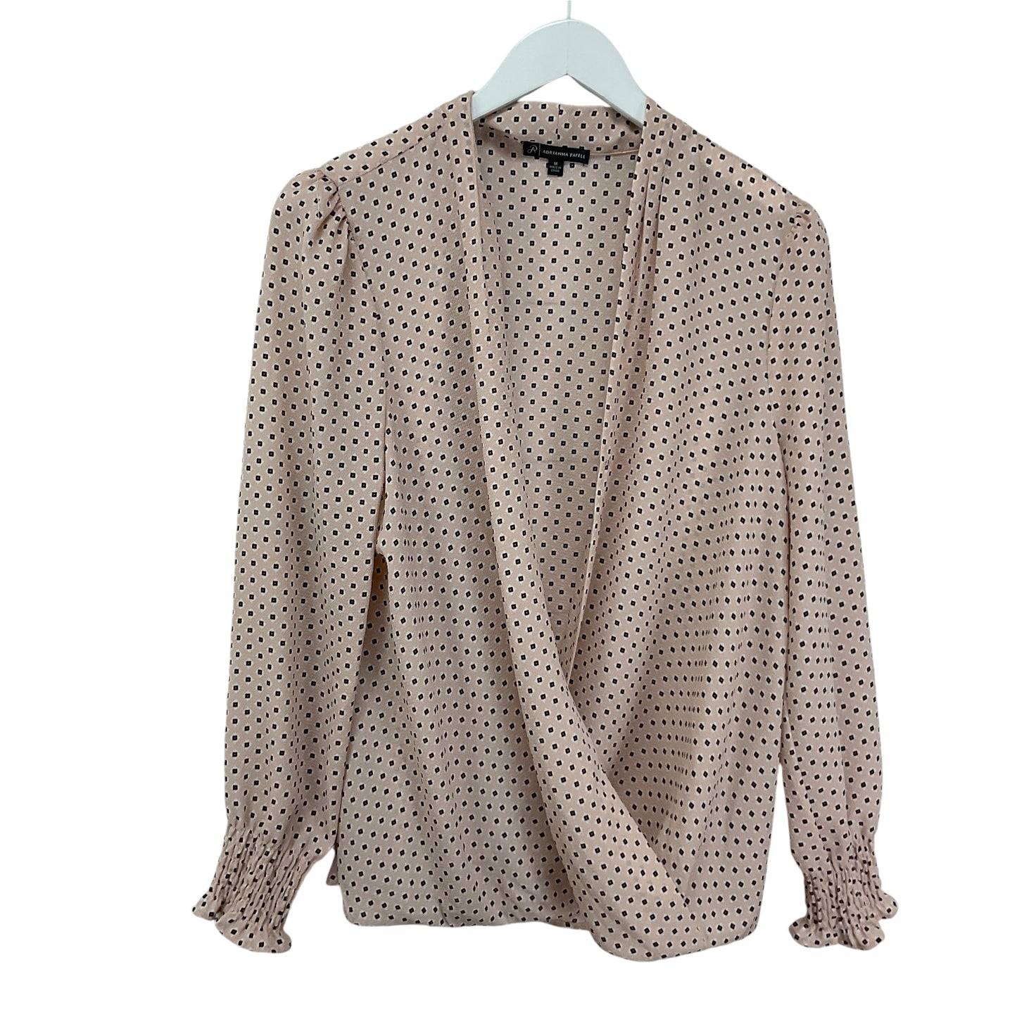 Top Long Sleeve By Adrianna Papell In Pink, Size: M