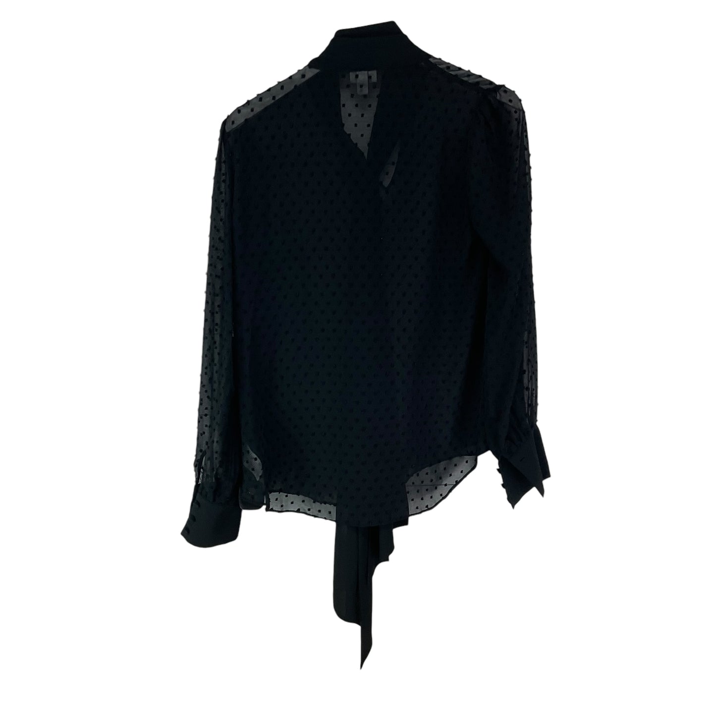 Top Long Sleeve By Clothes Mentor In Black, Size: M