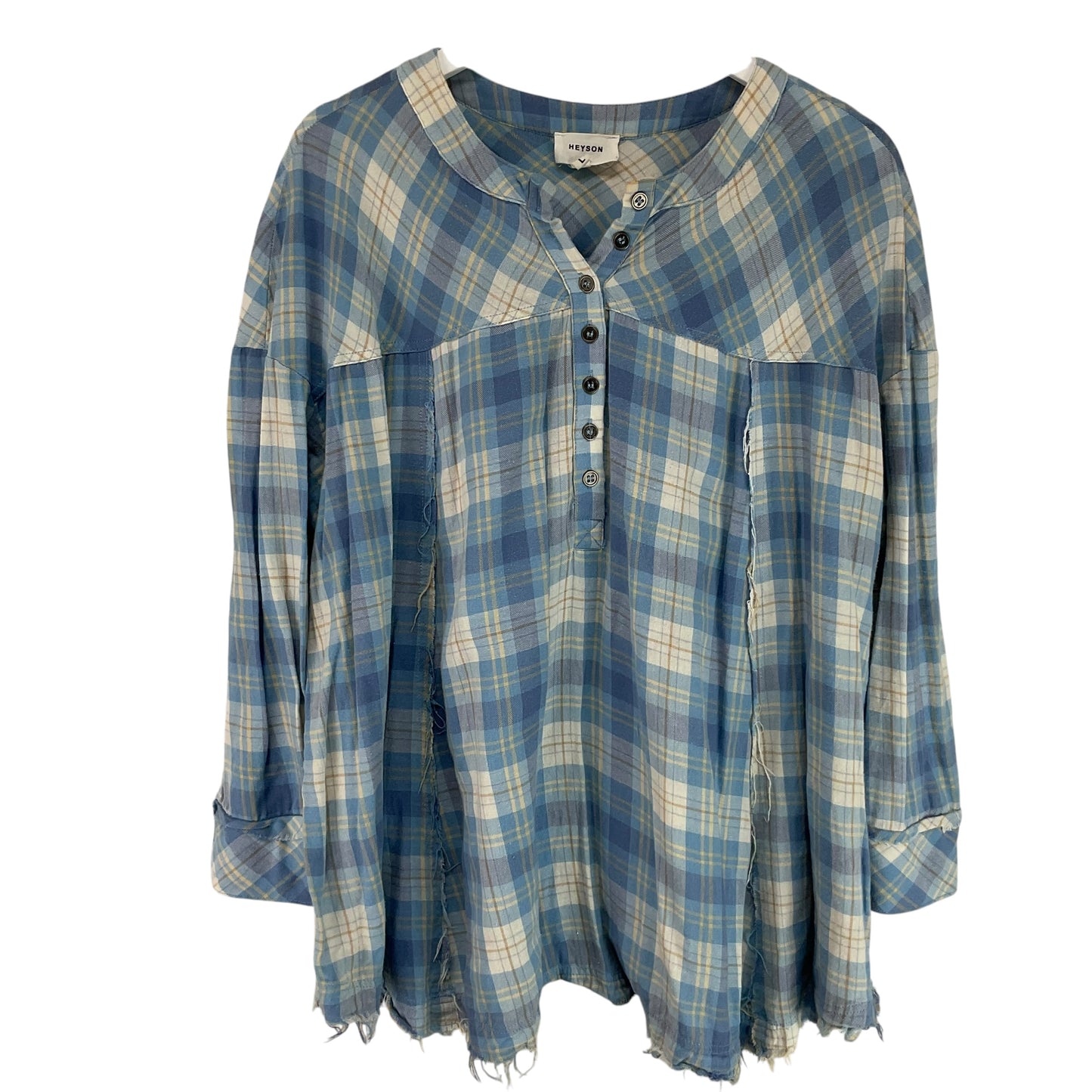 Top Long Sleeve By Clothes Mentor In Blue, Size: L