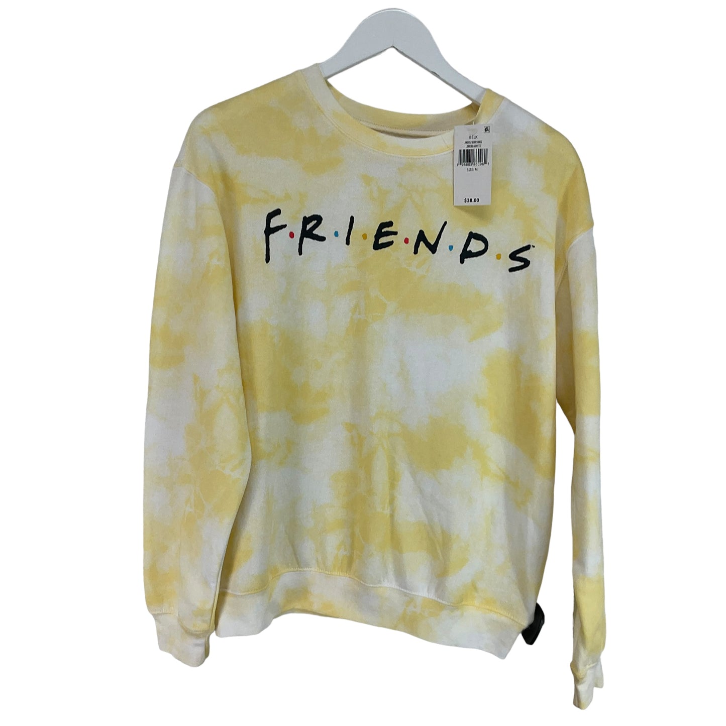 Sweatshirt Crewneck By Clothes Mentor In Yellow, Size: M