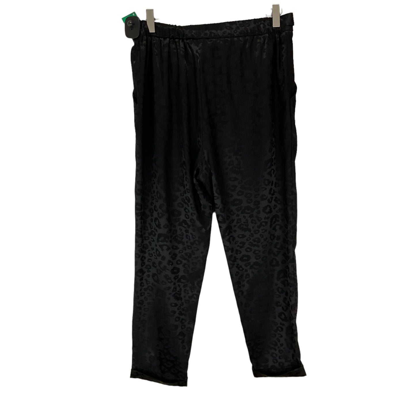 Black Pants Wide Leg Mi Ami, Size M