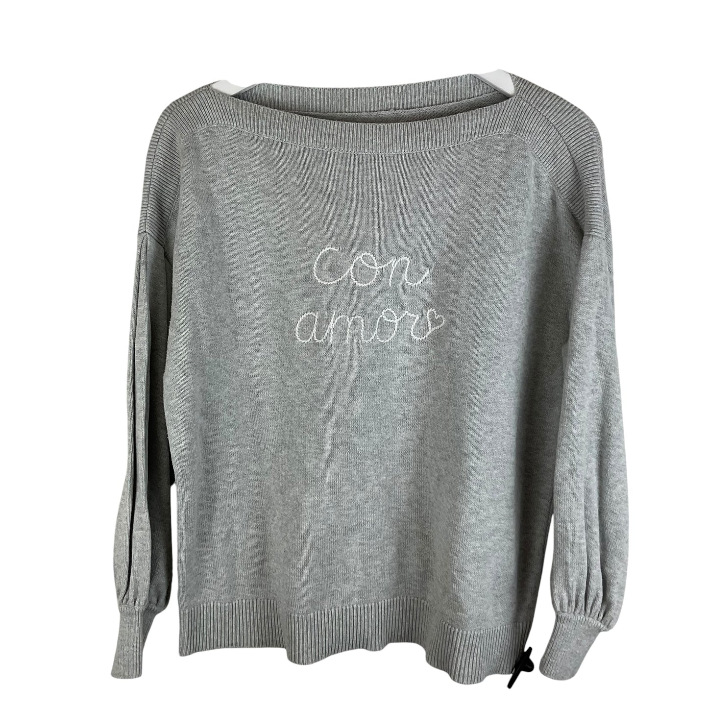 Top Long Sleeve By Loft In Grey, Size: M