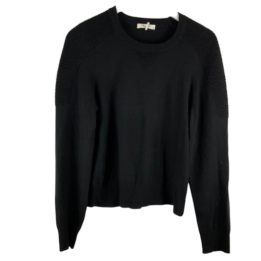 Top Long Sleeve By Rag And Bone In Black, Size: M