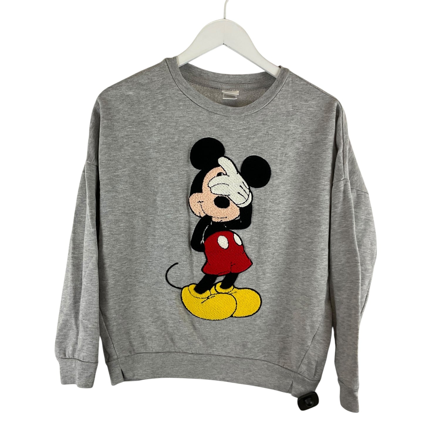 Top Long Sleeve By Disney Store In Grey, Size: M