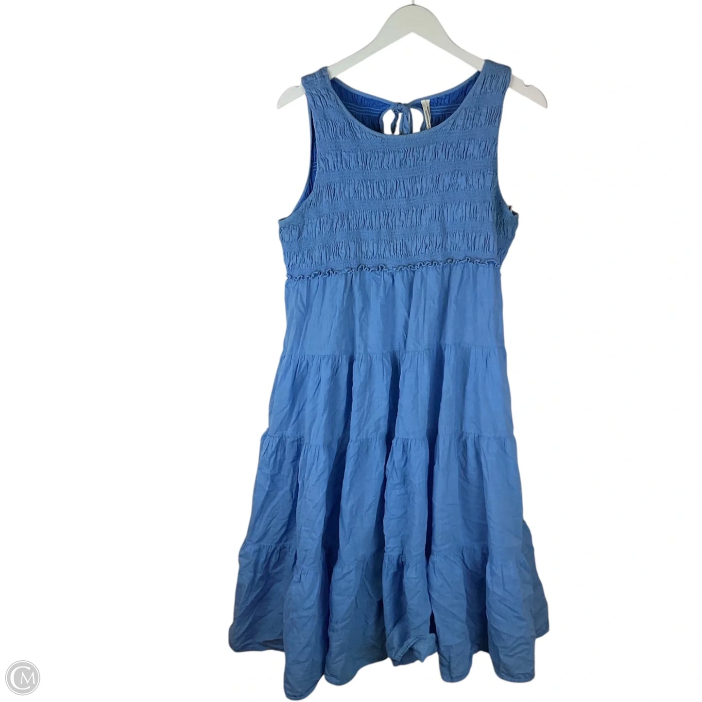 Dress Casual Maxi By Anthropologie In Blue, Size: L