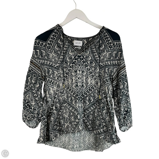 Top Long Sleeve By Clothes Mentor In Grey, Size: S