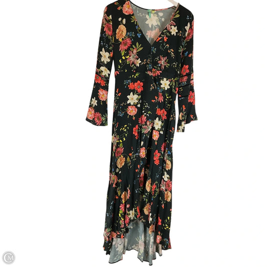 Dress Casual Maxi By Farm Rio In Black, Size: Xxs
