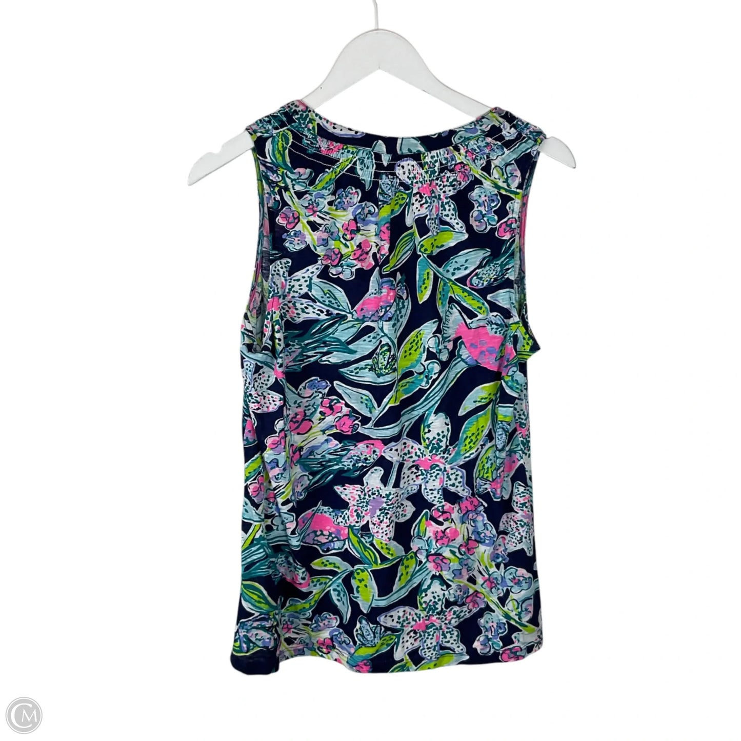 Top Sleeveless Designer By Lilly Pulitzer In Blue, Size: M