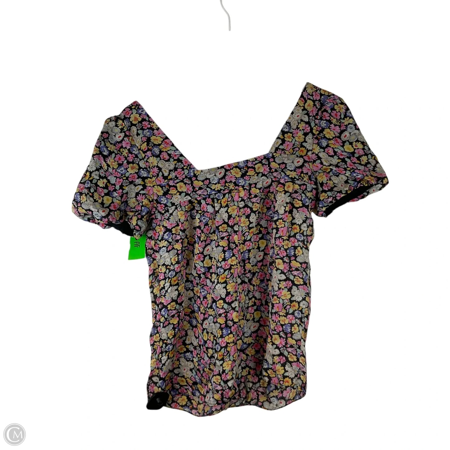 Top Short Sleeve By Leifsdottir In Floral Print, Size: Xs