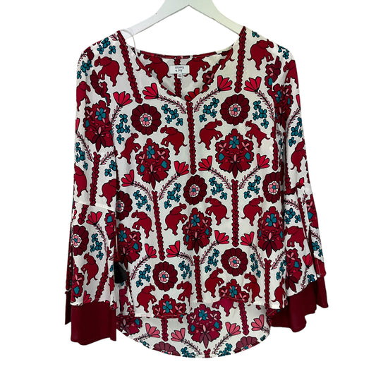 Top Long Sleeve By Crown And Ivy In Red, Size: Xs