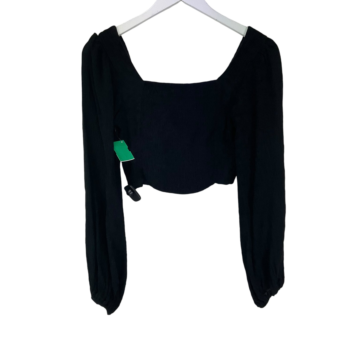 Top Long Sleeve Basic By Clothes Mentor In Black, Size: 8