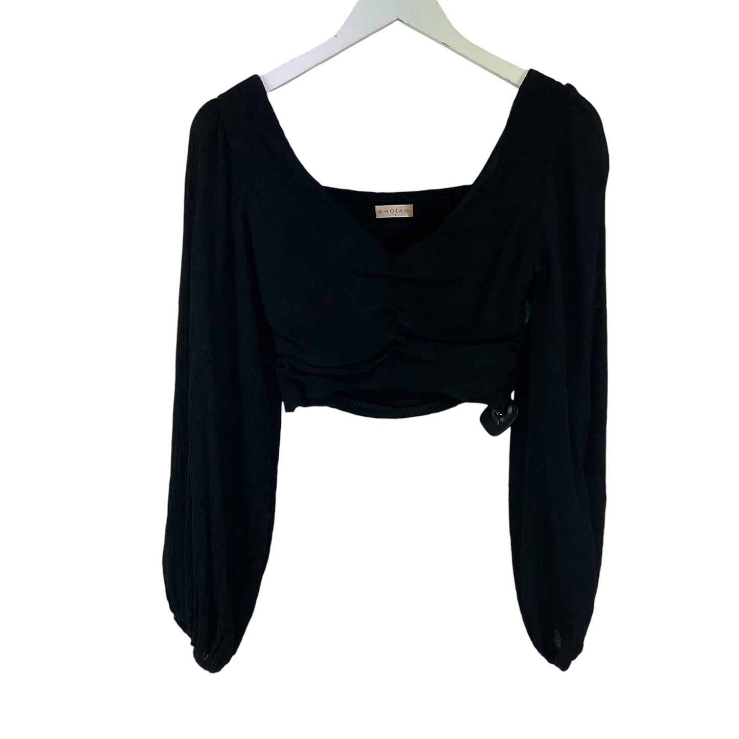 Top Long Sleeve Basic By Clothes Mentor In Black, Size: 8