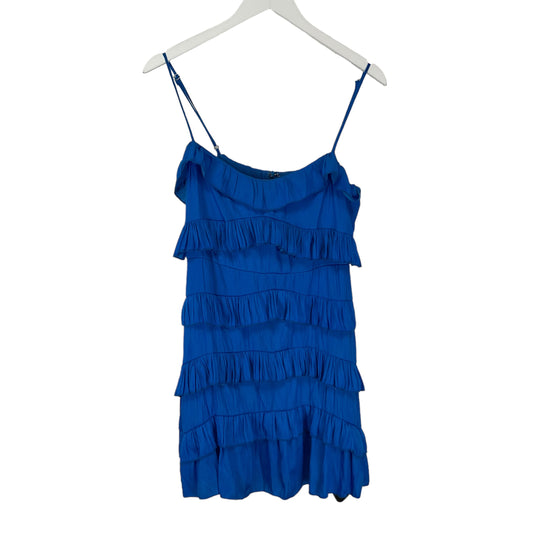 Dress Casual Short By Vestique In Blue, Size: S