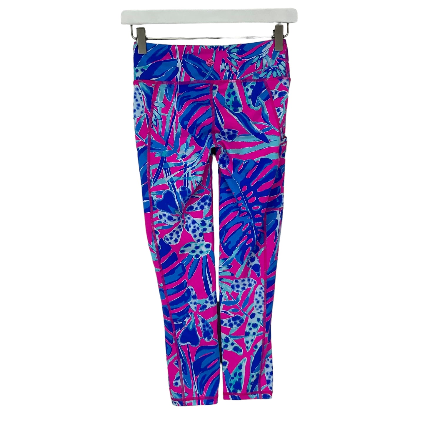 Pink Athletic Leggings Lilly Pulitzer, Size Xs