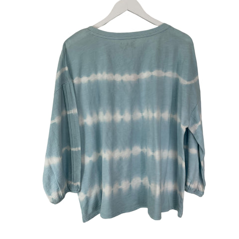 Top Long Sleeve By Wonderly In Blue, Size: Xl