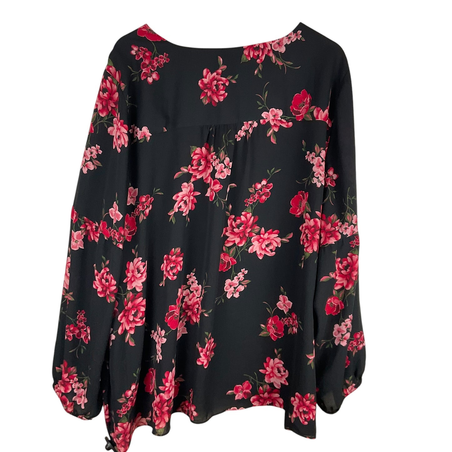 Top Long Sleeve By Lane Bryant In Black, Size: 3x