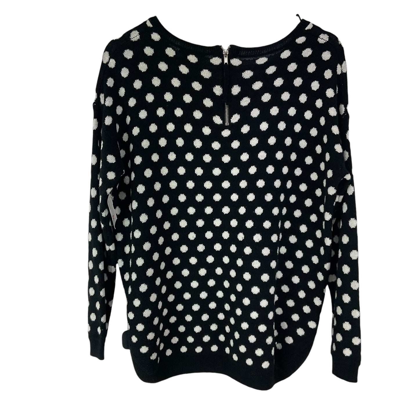 Top Long Sleeve By H&m In Black, Size: M