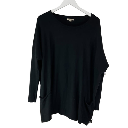 Top Long Sleeve Basic By Tea N Rose In Black, Size: M