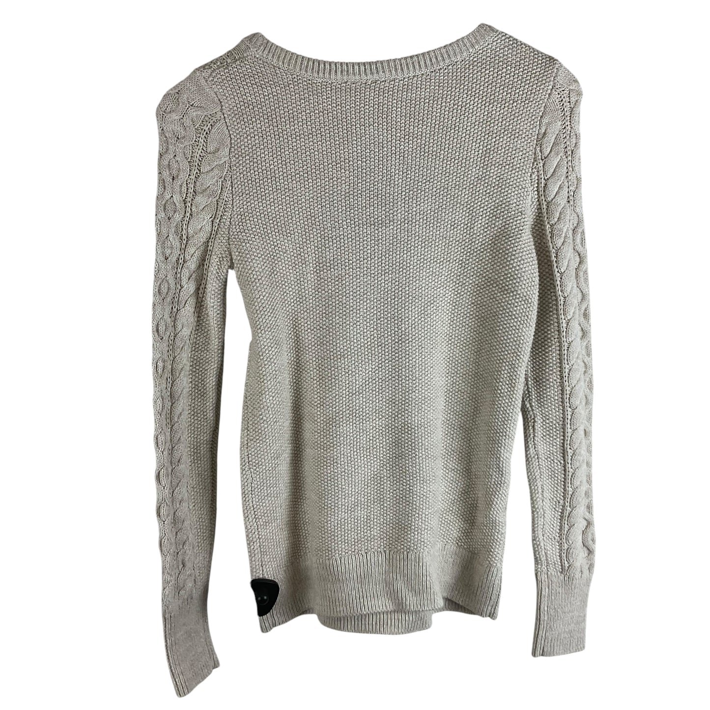 Sweater By Gap In Cream, Size: Xs