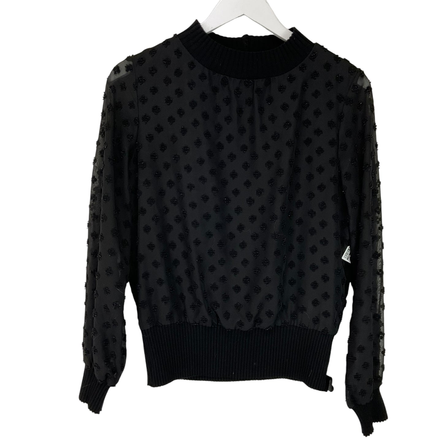 Top Long Sleeve By Thml In Black, Size: Xs