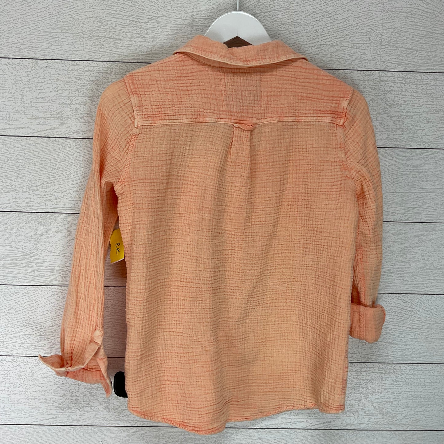 Top Long Sleeve By Clothes Mentor In Orange, Size: Xs