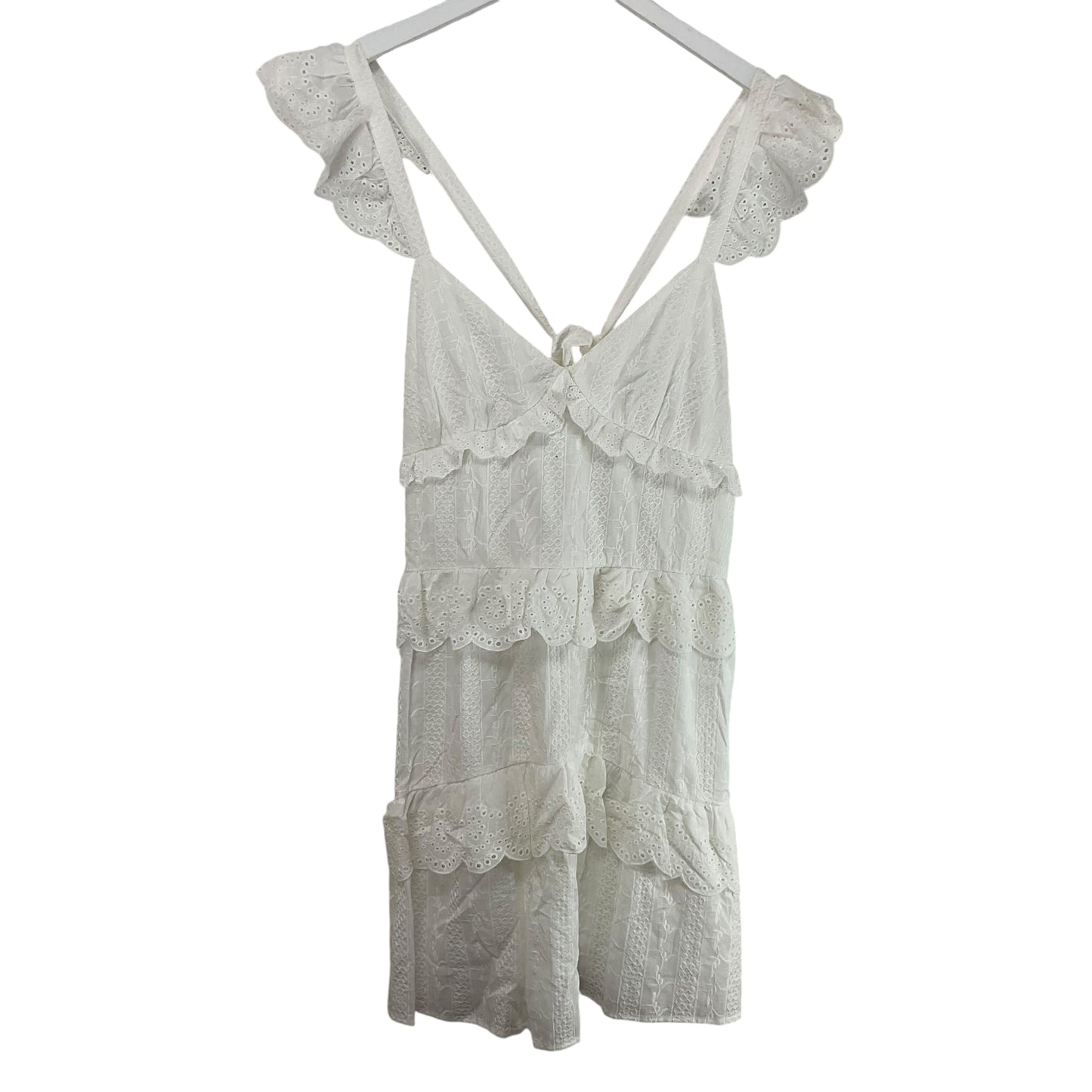 Dress Casual Short By Allison In White, Size: M