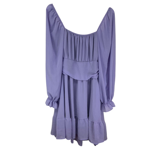 Dress Casual Short By Clothes Mentor In Purple, Size: L