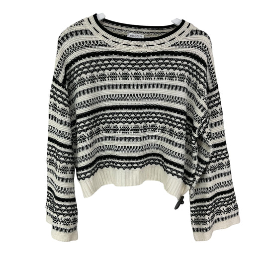 Sweater By Vestique In Black & White, Size: S