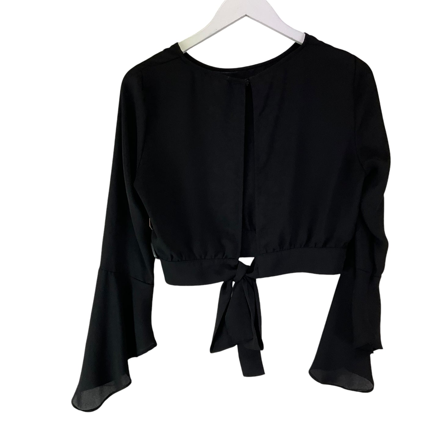 Top Long Sleeve Basic By Ambiance Apparel In Black, Size: M