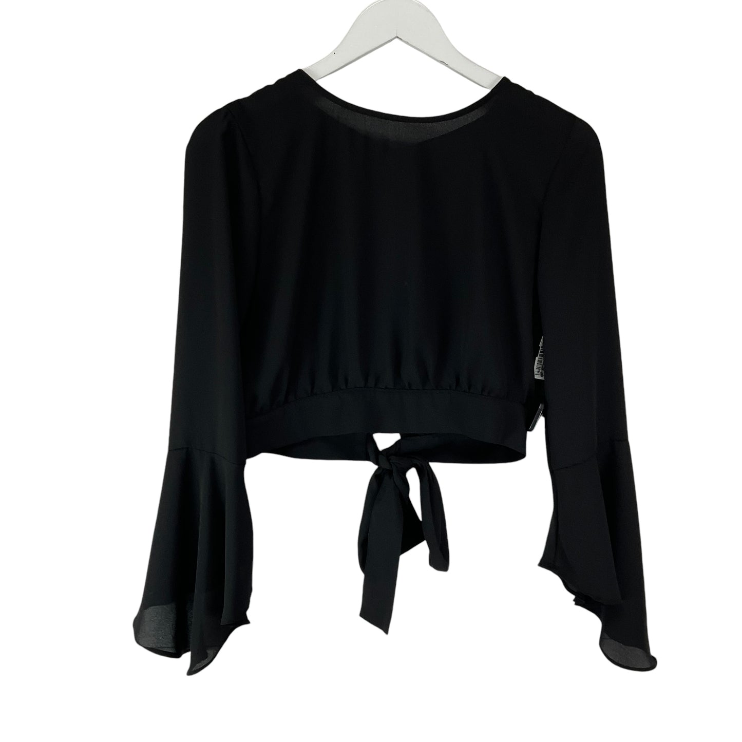 Top Long Sleeve Basic By Ambiance Apparel In Black, Size: M