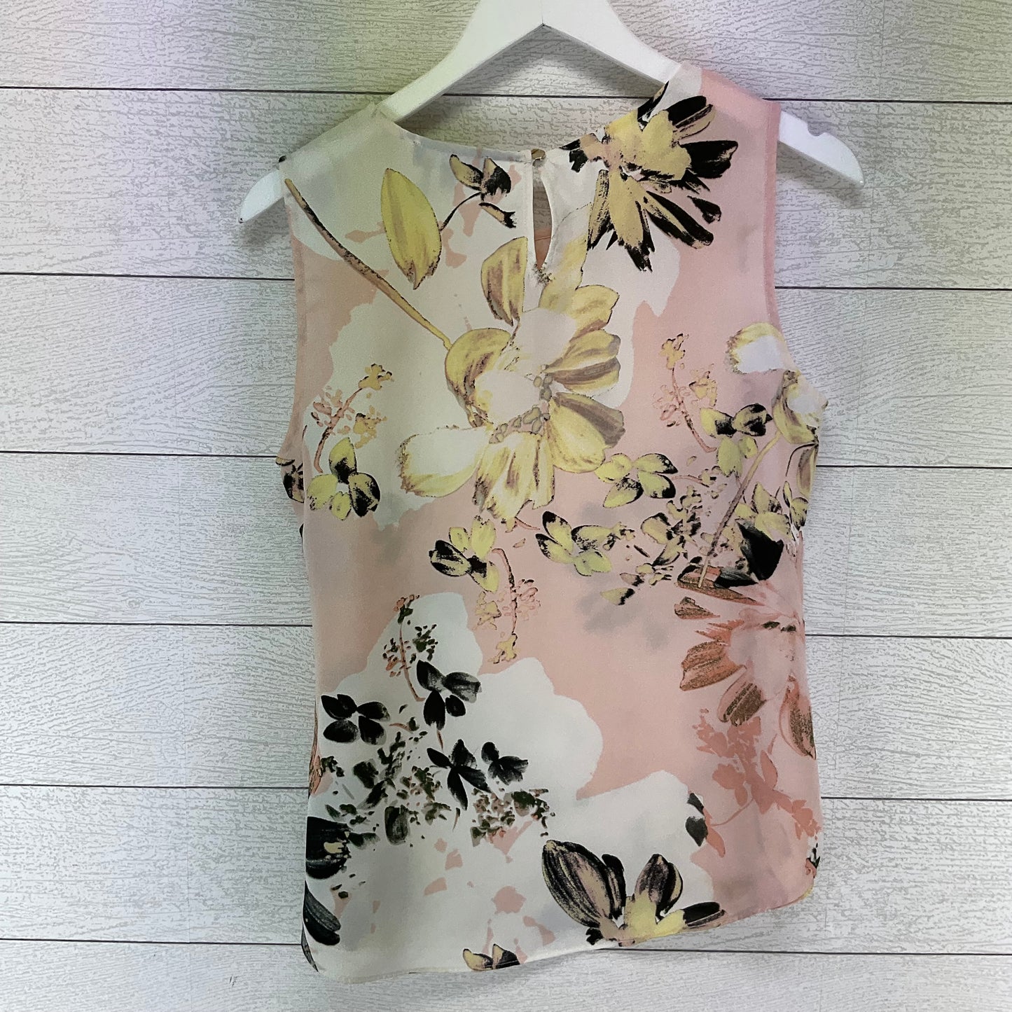 Floral Print Top Sleeveless Dkny, Size S