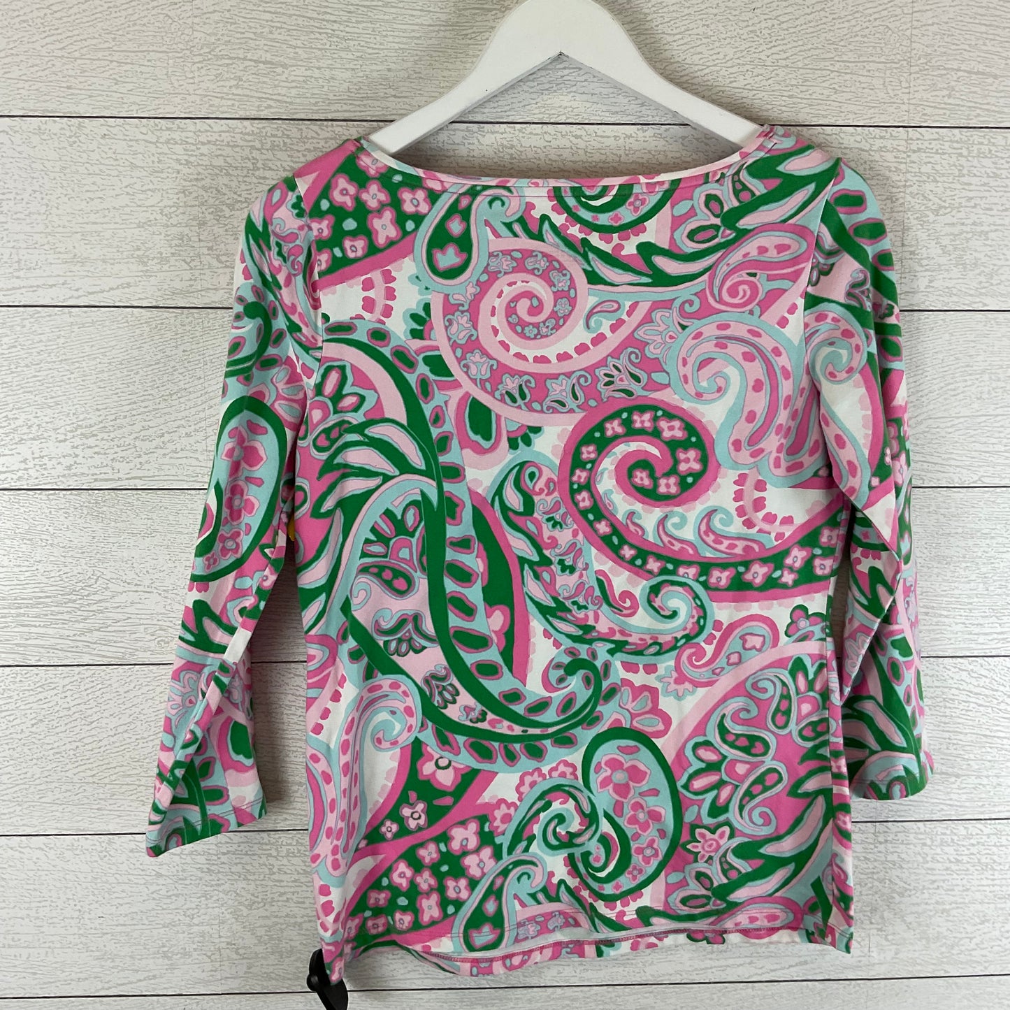 Top Long Sleeve By Talbots In Pink, Size: S