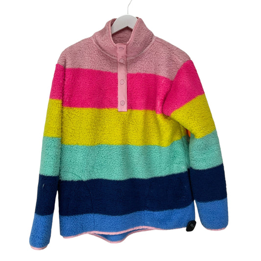 Jacket Fleece By Crown And Ivy In Multi-colored, Size: M