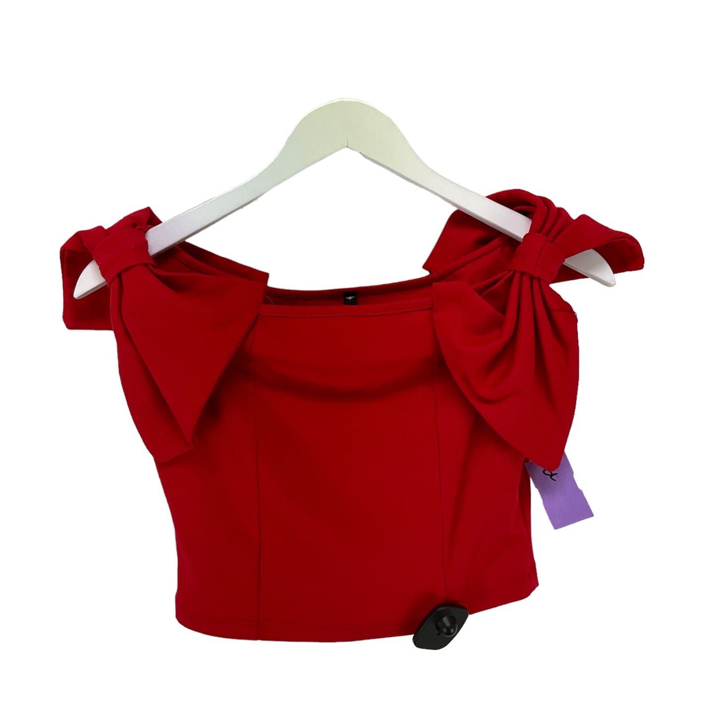 Red Top Sleeveless Basic Love, Size S