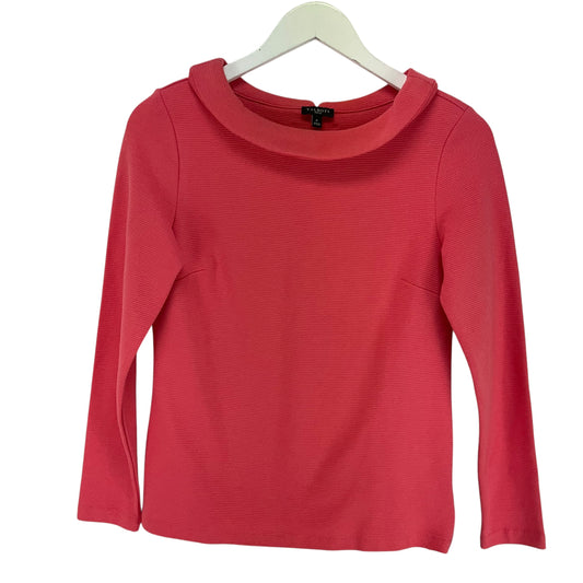 Top Long Sleeve Basic By Talbots In Orange, Size: S