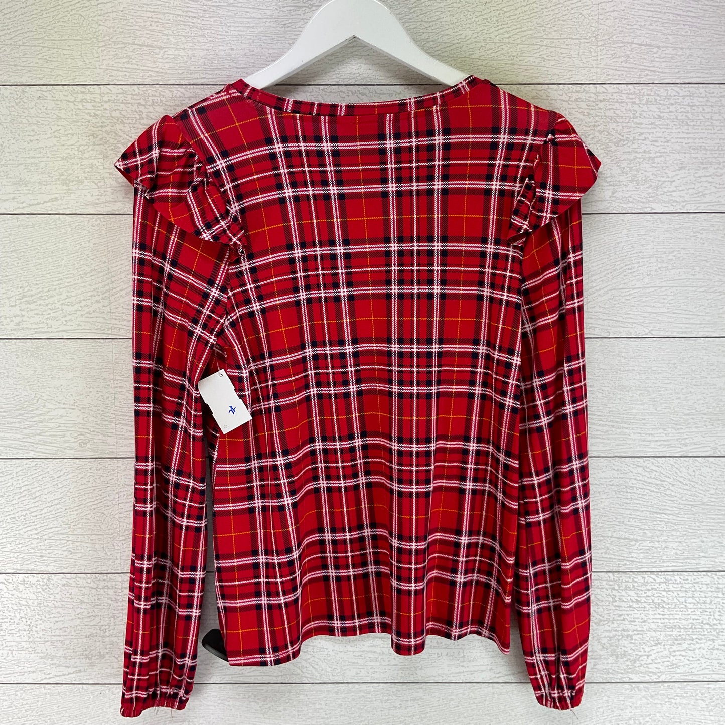 Top Long Sleeve By Crown And Ivy In Red, Size: S