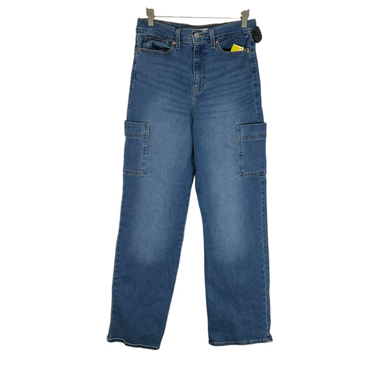 Jeans Boot Cut By Levis In Blue Denim, Size: 8