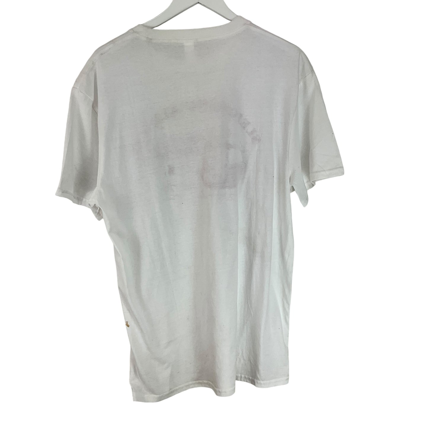 Top Short Sleeve By Clothes Mentor In White, Size: L