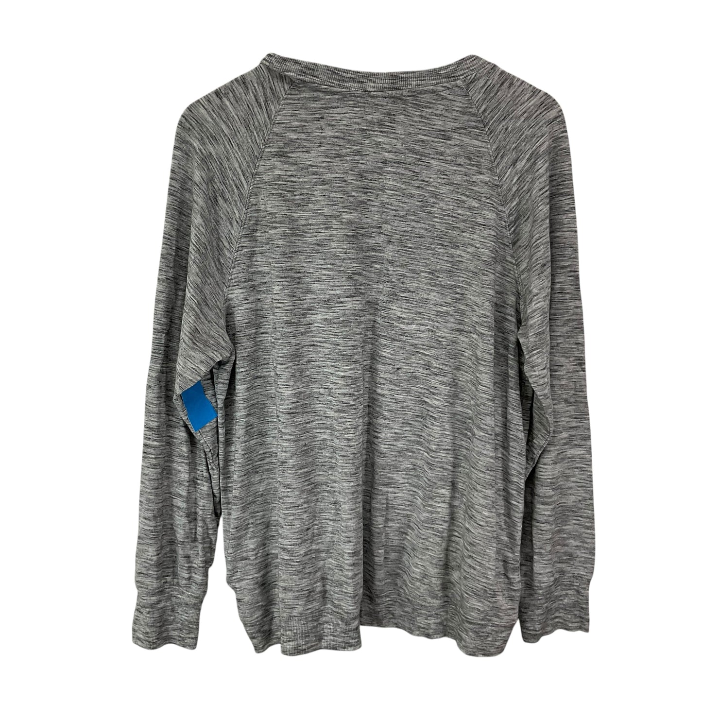 Top Long Sleeve By Workshop In Grey, Size: Xl