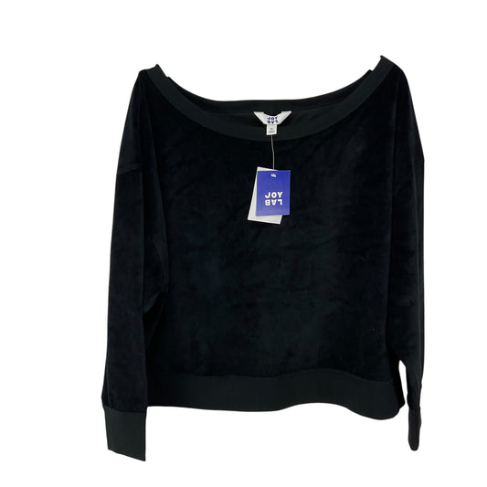 Top Long Sleeve By Joy Lab In Black, Size: Xl