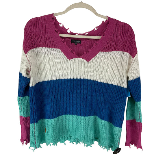 Sweater By Simply Southern In Pink, Size: M