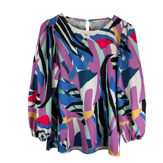 Top Long Sleeve By Jodifl In Multi-colored, Size: M