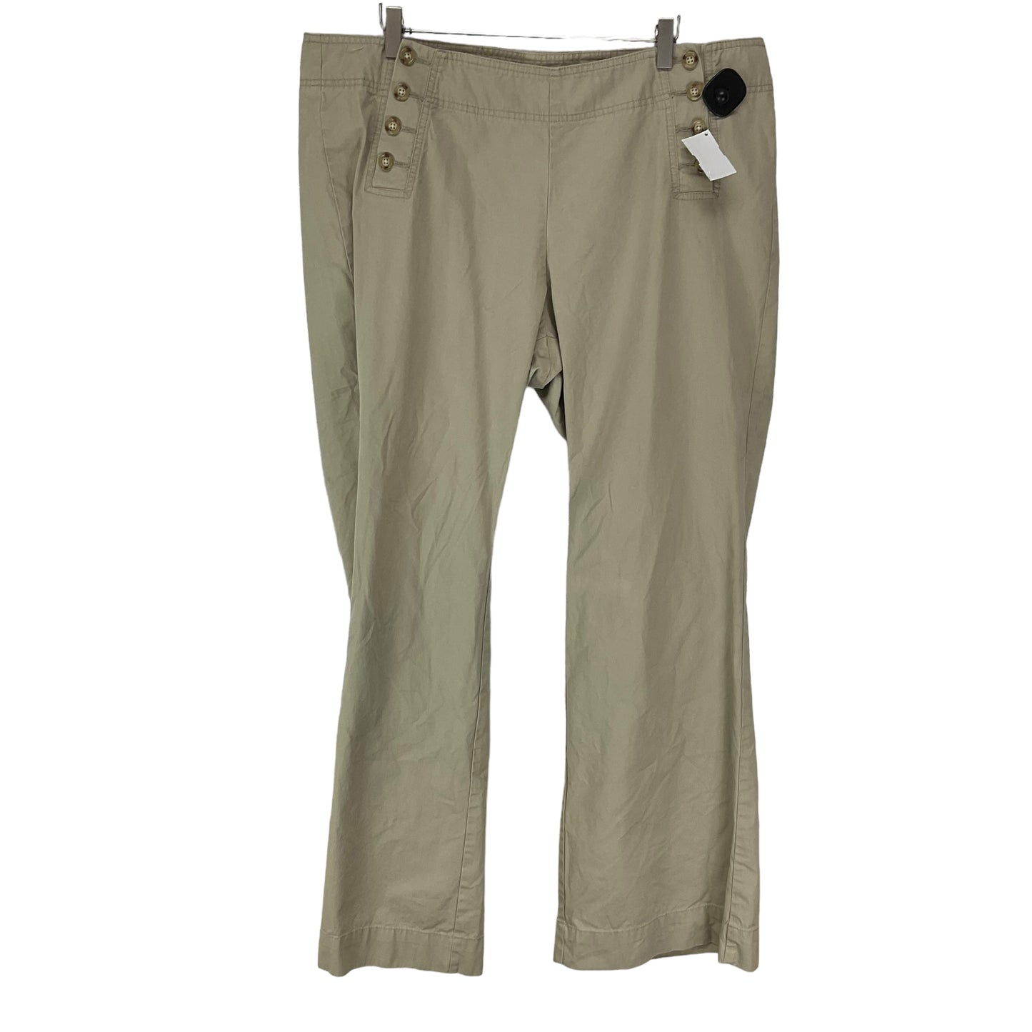 Cream Pants Chinos & Khakis Gap, Size 18