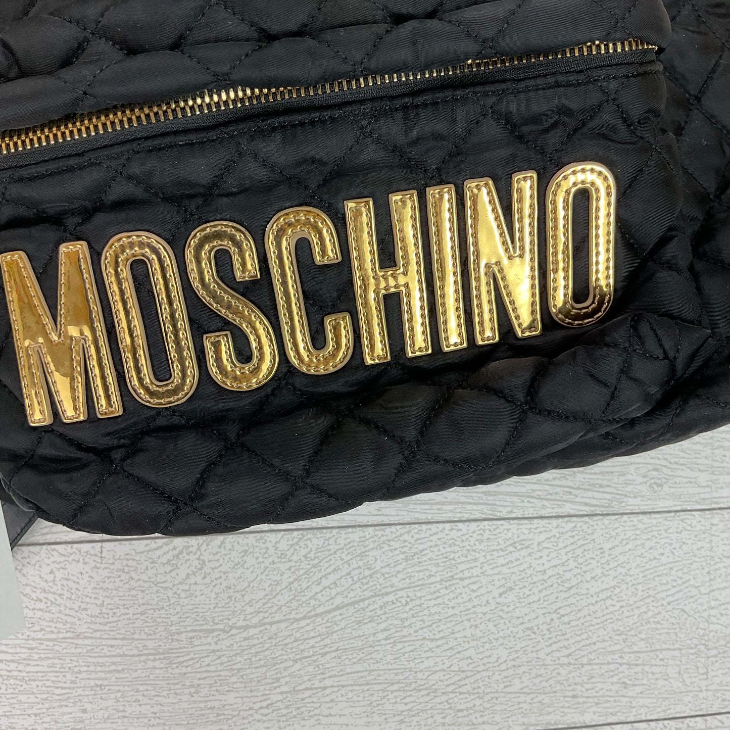 Backpack Designer By Moschino, Size: Large