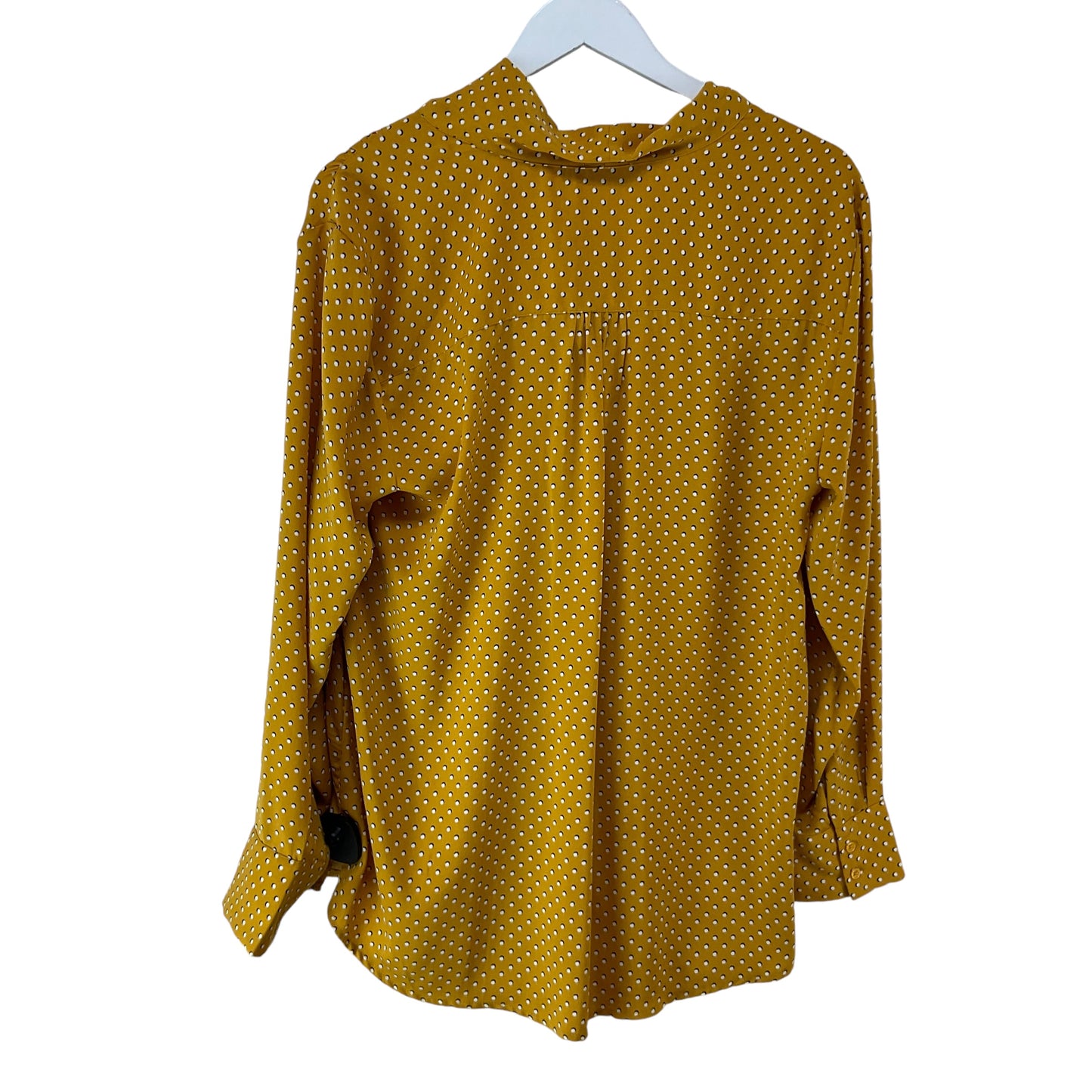 Top Long Sleeve By Dalia In Yellow, Size: L