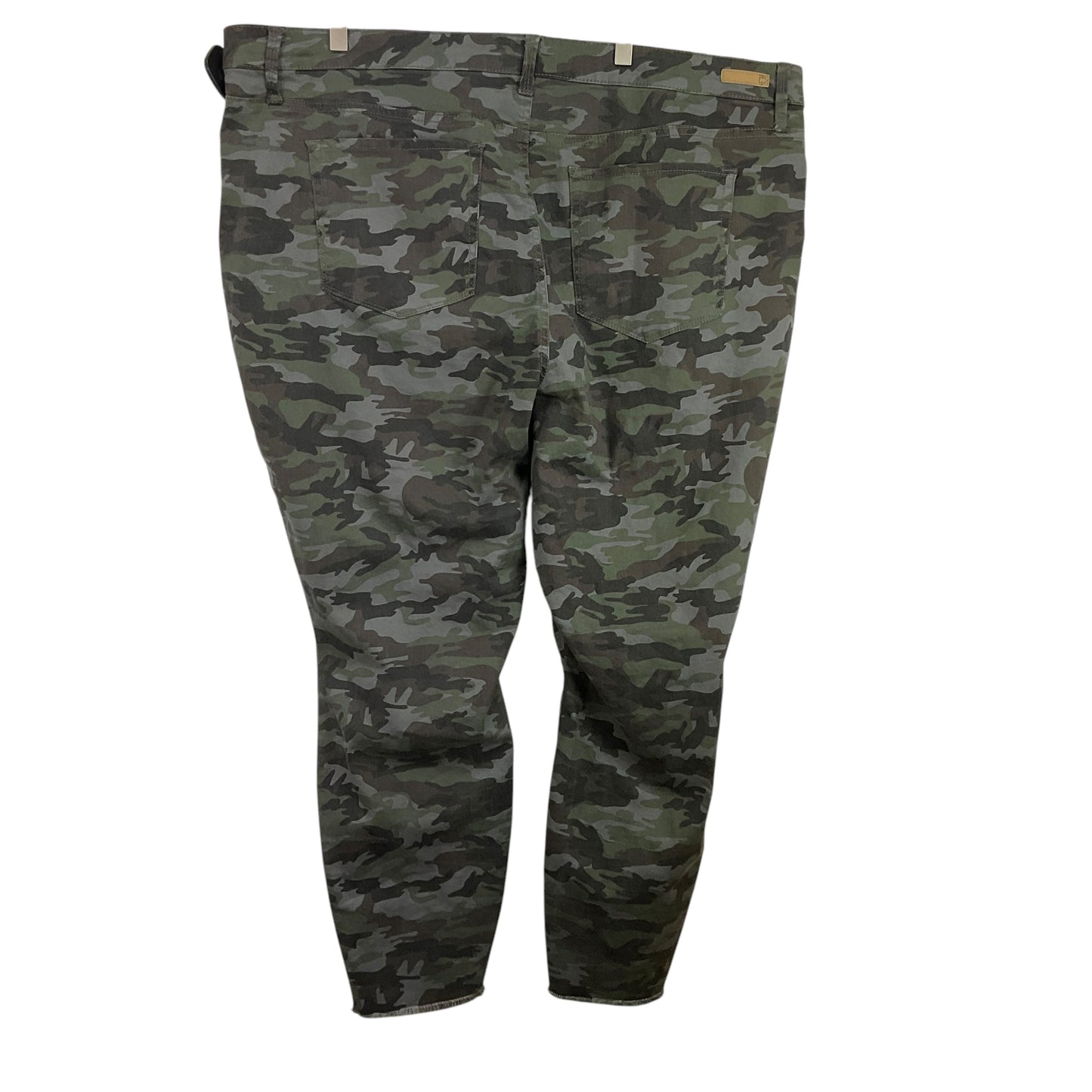 Jeans Straight By True Craft In Camouflage Print, Size: 22